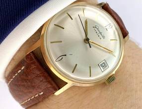Thumbnail von GUB Glashütte Vintage Handwinding Date 36mm keine