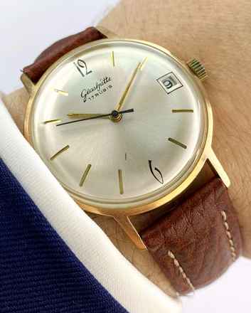  GUB Glashütte Vintage Handwinding Date 36mm keine 