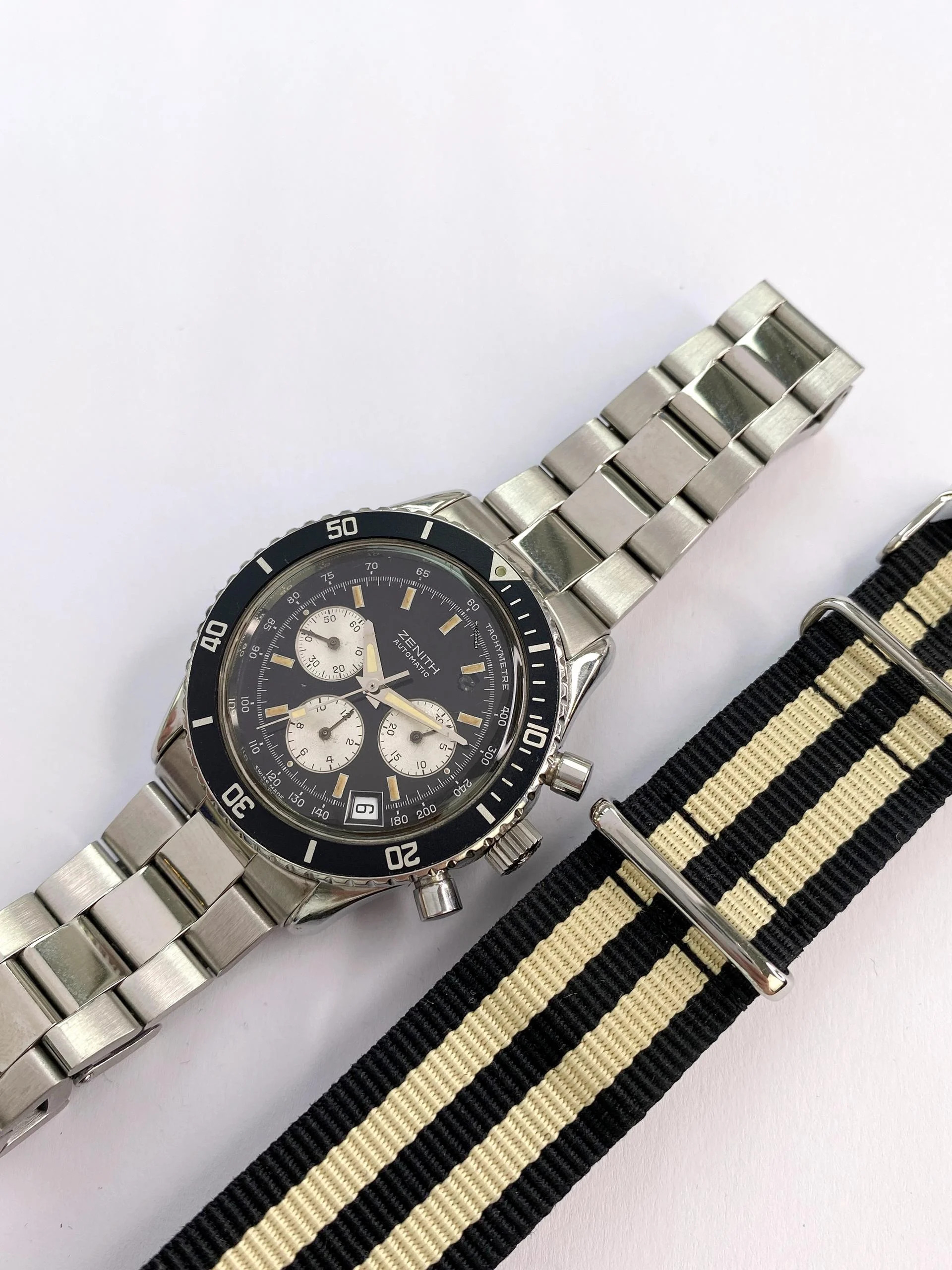 Thumbnail von Zenith El Primero Chronograph Serviced el Primero De Luca MK1 First Series Chronograph Automatic ref 01.0040.400 010040400