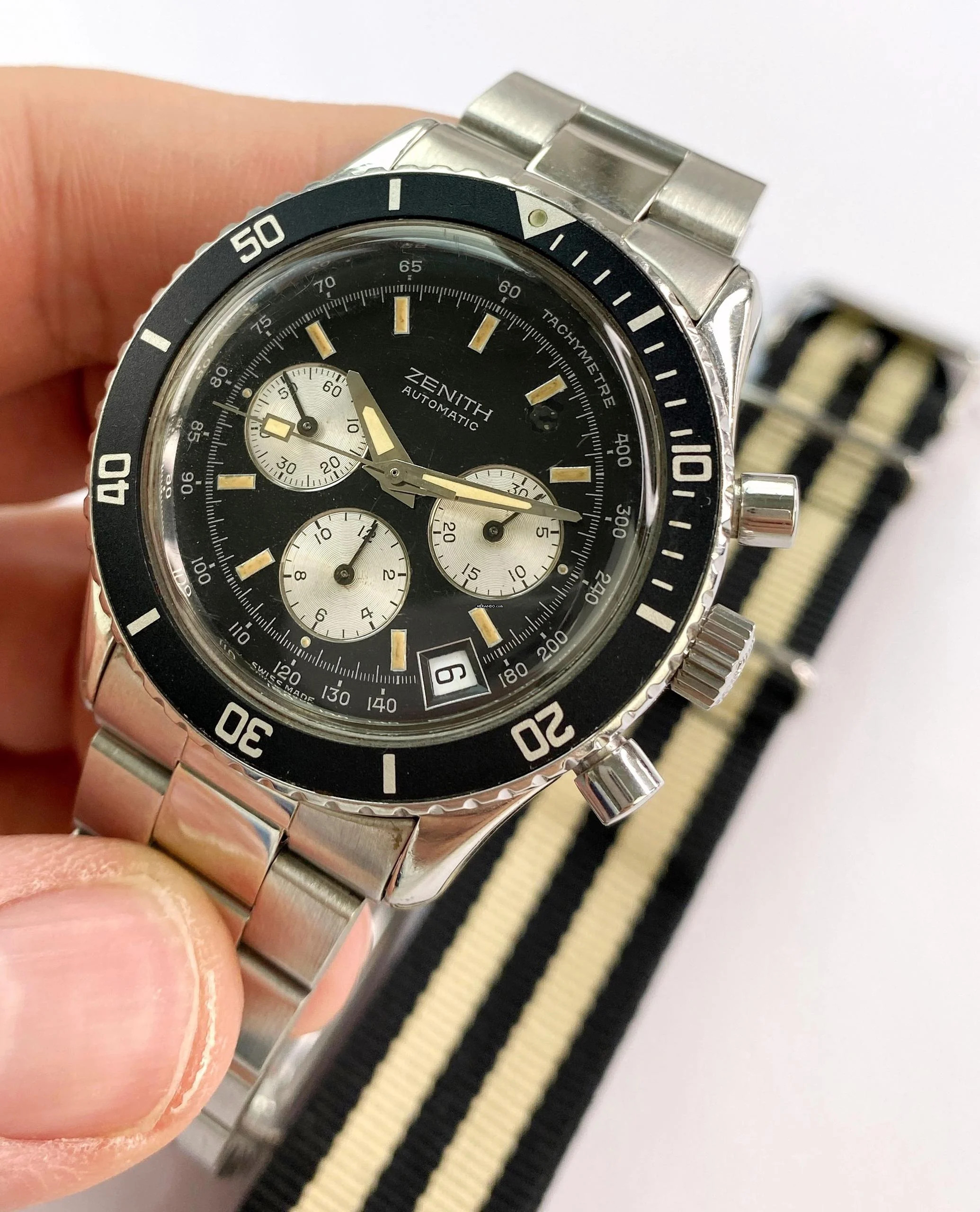 Thumbnail von Zenith El Primero Chronograph Serviced el Primero De Luca MK1 First Series Chronograph Automatic ref 01.0040.400 010040400