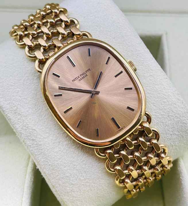  Patek Philippe Ellipse d'Or Do‘r Gold 18Kt Vintage (manualwind) NO STRETCH With orig. papers + first buying receipt very nice condition 