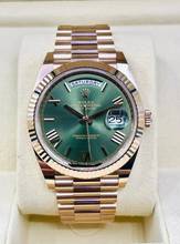 Thumbnail von Rolex Day-Date 40 Rosegold Olive y.2025 REF:228235 Full Set Box+Papers MINT CONDITION Lc Austria