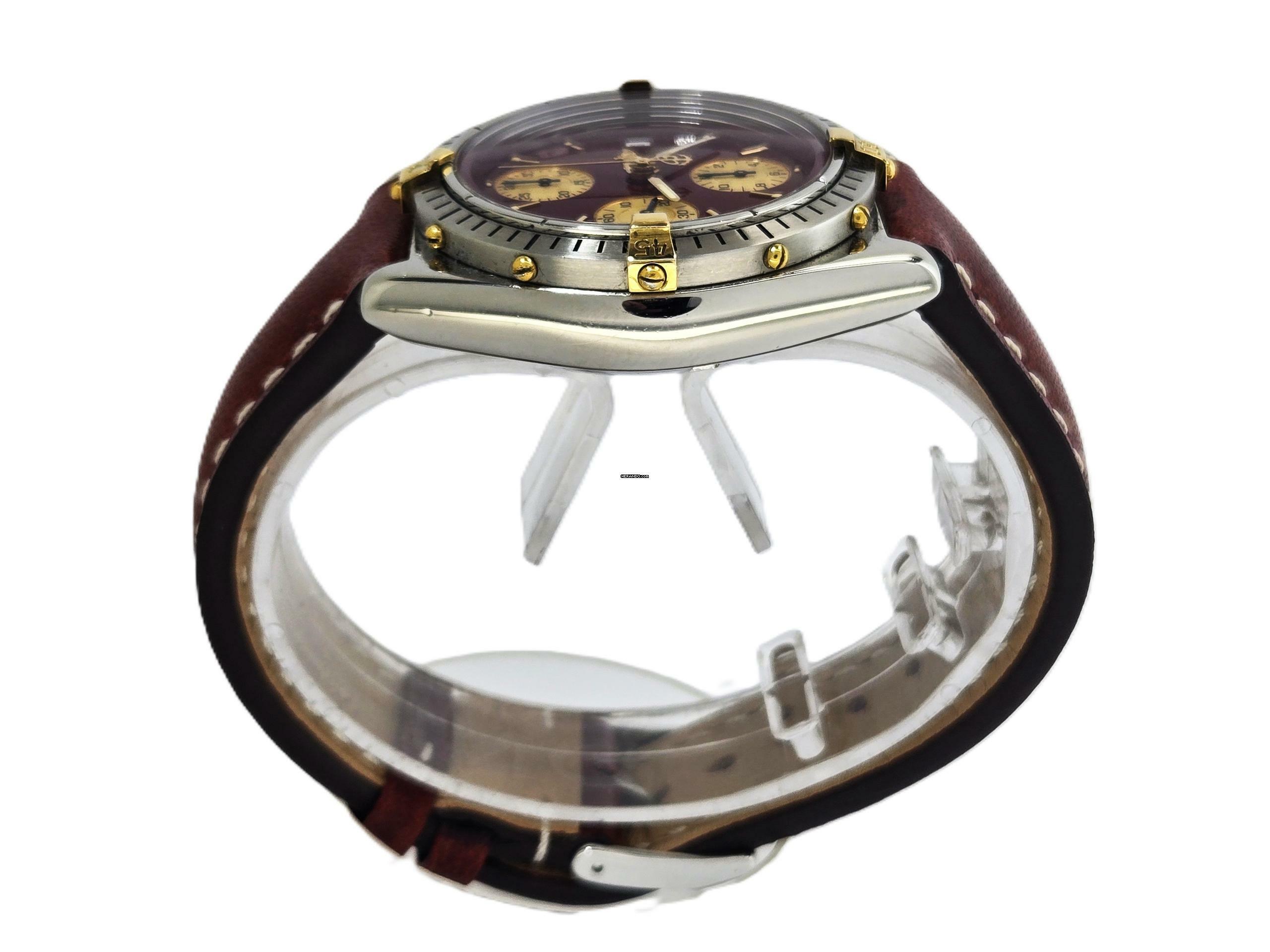 Thumbnail von Breitling Chronomat rare Red Dial B&P