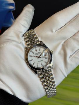  Rolex Datejust 41 Jubilee - White - like New - Fullset - 02/2023 