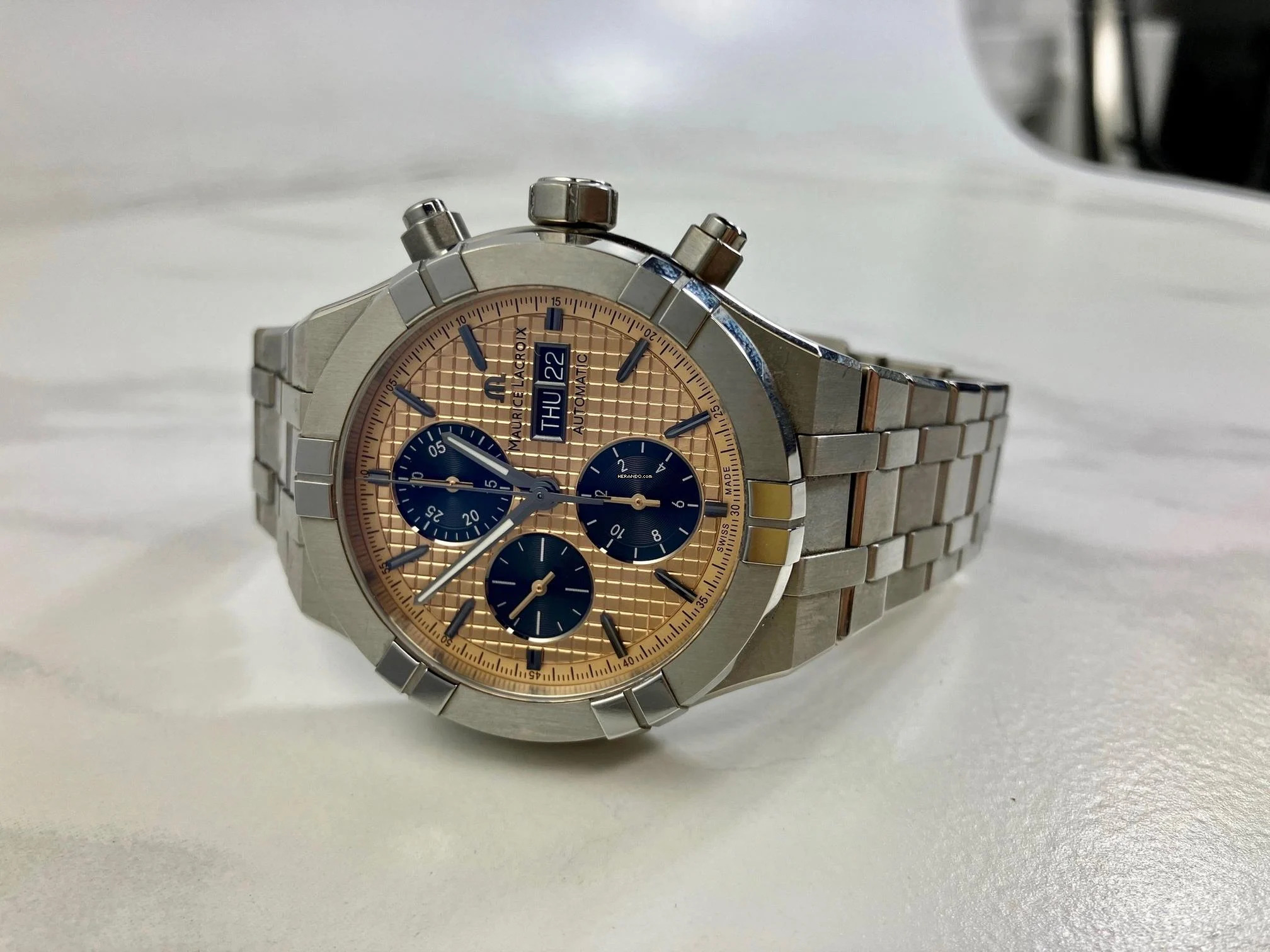 Thumbnail von Maurice Lacroix AIKON Automatic Chronograph Titan/Box+Papiere/06-2025