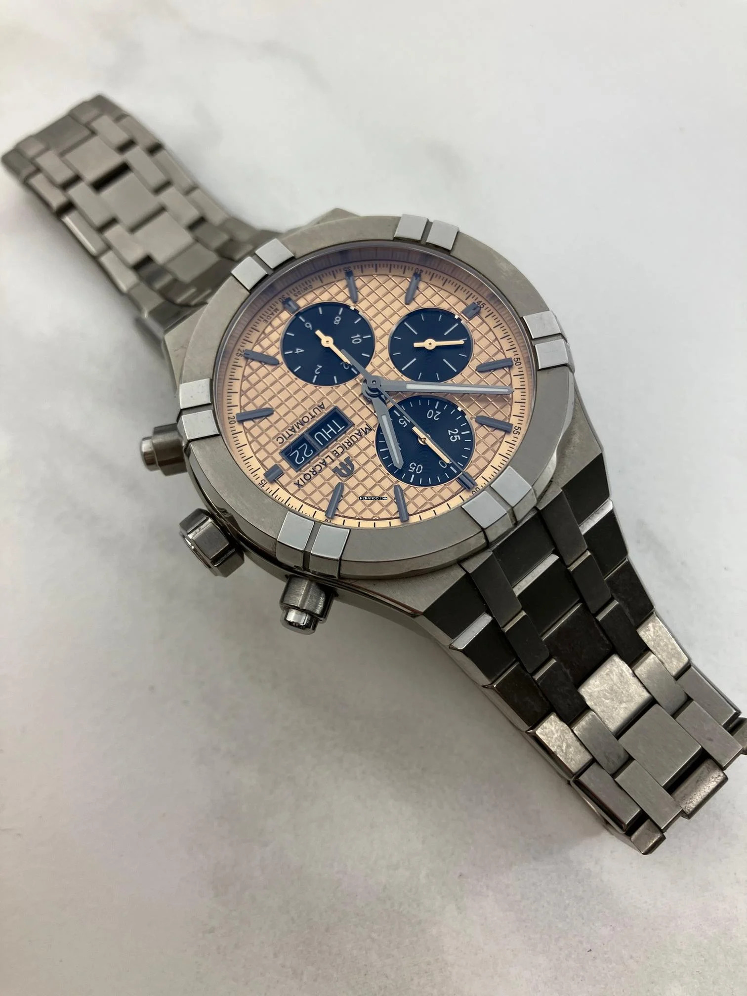 Thumbnail von Maurice Lacroix AIKON Automatic Chronograph Titan/Box+Papiere/06-2025