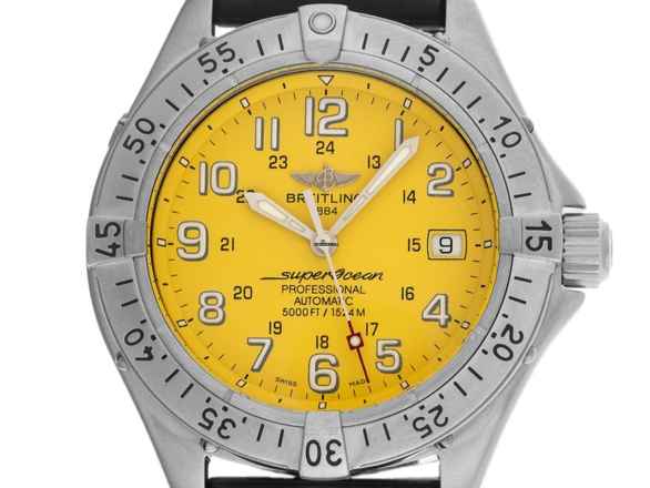  Breitling Superocean Ref.A17345 2001 Full Set sehr gut Vintage Superocean 