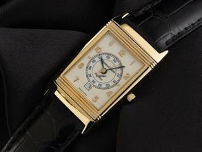 Thumbnail von Jaeger-LeCoultre Reverso Classique Classic Monoface Ref.250.5.11 1976 original Box sehr gut Vintage Reverso Classic Monoface 18kt Gelbgold