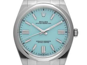 Thumbnail von Rolex Oyster Perpetual 41 Tiffany Ref.124300 2021 Full Set wie Neu Vintage Oyster Perpetual Tiffany