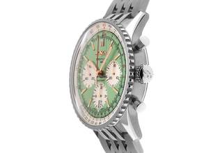 Thumbnail von Breitling Navitimer 1 B01 Chronograph Ref.AB0139211L1A1 2026 Full Set Ungetragen Navitimer B01 Chronograph Green Dial