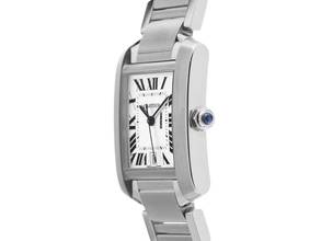 Thumbnail von Cartier Tank Française GM Großes Modell Ref.2302 2004 Full Set sehr gut Vintage Tank Francaise GM Großes Modell