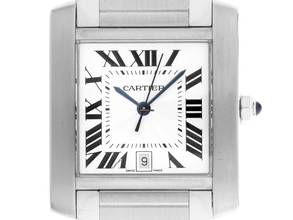 Thumbnail von Cartier Tank Française GM Großes Modell Ref.2302 2004 Full Set sehr gut Vintage Tank Francaise GM Großes Modell