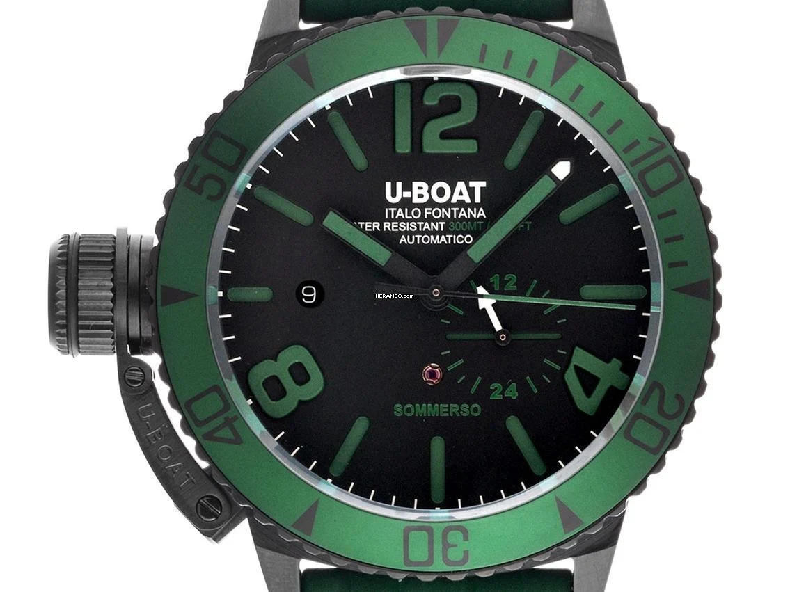 Thumbnail von U-Boat Sommerso green Ref.9667 Full Set Neu Sommerso