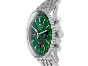 Thumbnail von Breitling Navitimer 1 B01 Chronograph Ref.AB0137241L1A1 2026 Full Set Ungetragen Navitimer B01 Chronograph 46 Green Dial