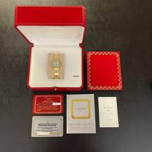 Thumbnail von Cartier Santos Santos Octagon 18Kt Gelbgold Diamond - Ref. 86347181 FACTORY DIAMONDS