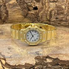 Thumbnail von Cartier Santos Santos Octagon 18Kt Gelbgold Diamond - Ref. 86347181 FACTORY DIAMONDS