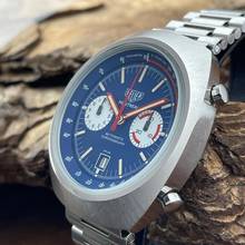 Thumbnail von Heuer Montreal Automatik Chronograph - Ref. 110.503 VINTAGE - UNPOLISHED - FOLDED HEUER BRACELET