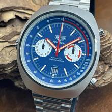 Thumbnail von Heuer Montreal Automatik Chronograph - Ref. 110.503 VINTAGE - UNPOLISHED - FOLDED HEUER BRACELET