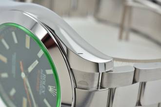 Thumbnail von Rolex Milgauss 116400GV Green Full Set LC100