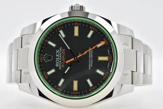 Thumbnail von Rolex Milgauss 116400GV Green Full Set LC100