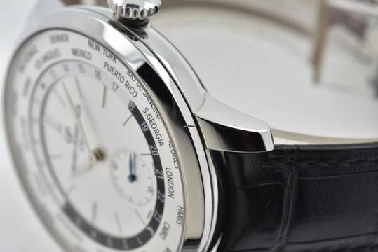  Girard Perregaux 1966 WW.TC World Time 49557-11-132-BB6C 