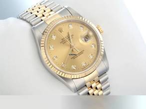 Thumbnail von Rolex Datejust 36 36mm 16233 1995 Stahl Gelbgold 750 Diamanten Automatik Stainless Steel 18kt Yellow Gold Jubilé-band Chronometer Oyster