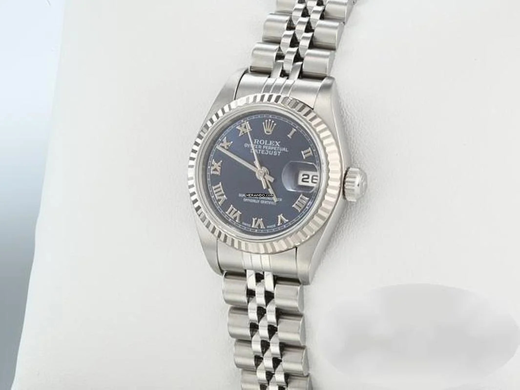 Thumbnail von Rolex Lady-Datejust Stahl Weissgold 750 2002 Automatik Gold Damen Stainless Steel 18kt White Gold Jubilé-band Chronometer Oyster Blue Dial