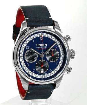  Union Glashütte Belisar Chronograph Sachsen Classic - Limitiert Edition Ref. D009.427.16.042.09 - Selten 