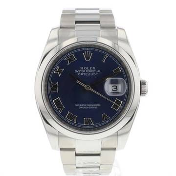  Rolex Datejust 36 Blue Roman Dial 