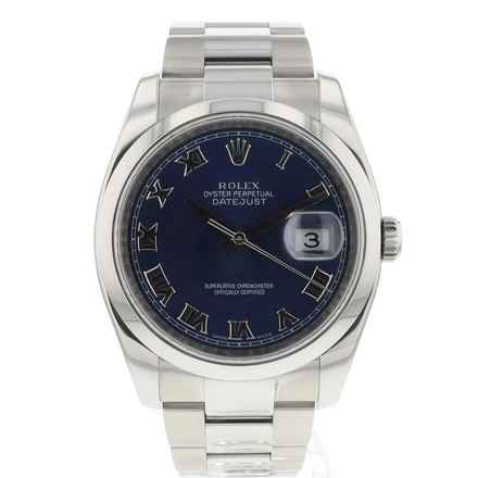  Rolex Datejust 36 Blue Roman Dial 