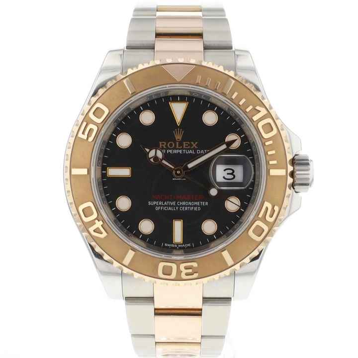  Rolex Yacht-Master 40 Steel Everose Gold Black Dial 