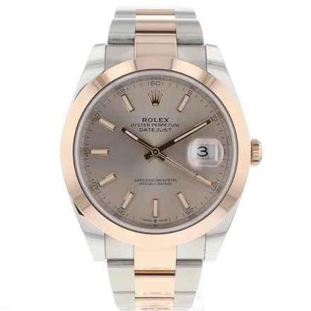  Rolex Datejust 41 Steel Everosegold Sundust Dial 