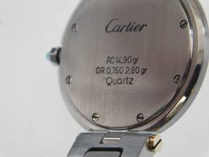 Thumbnail von Cartier Santos Ronde Vendome Stahl / 18 Kt Gelbgold im Best Zustand