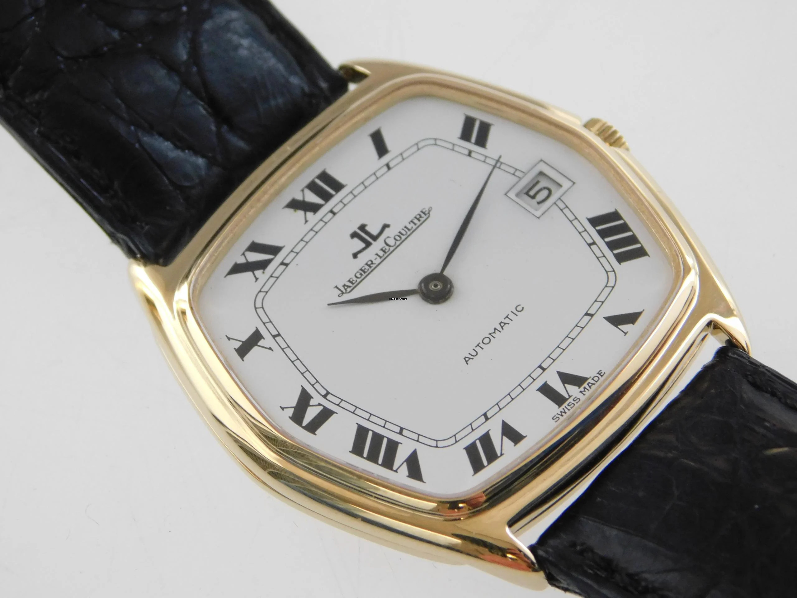  Jaeger-LeCoultre Hexagon Herrenuhr massiv 18 Kt Gebgold Rarität Automatik Kaliber 900 seltenes Modell TV Screen XL Hexagon 