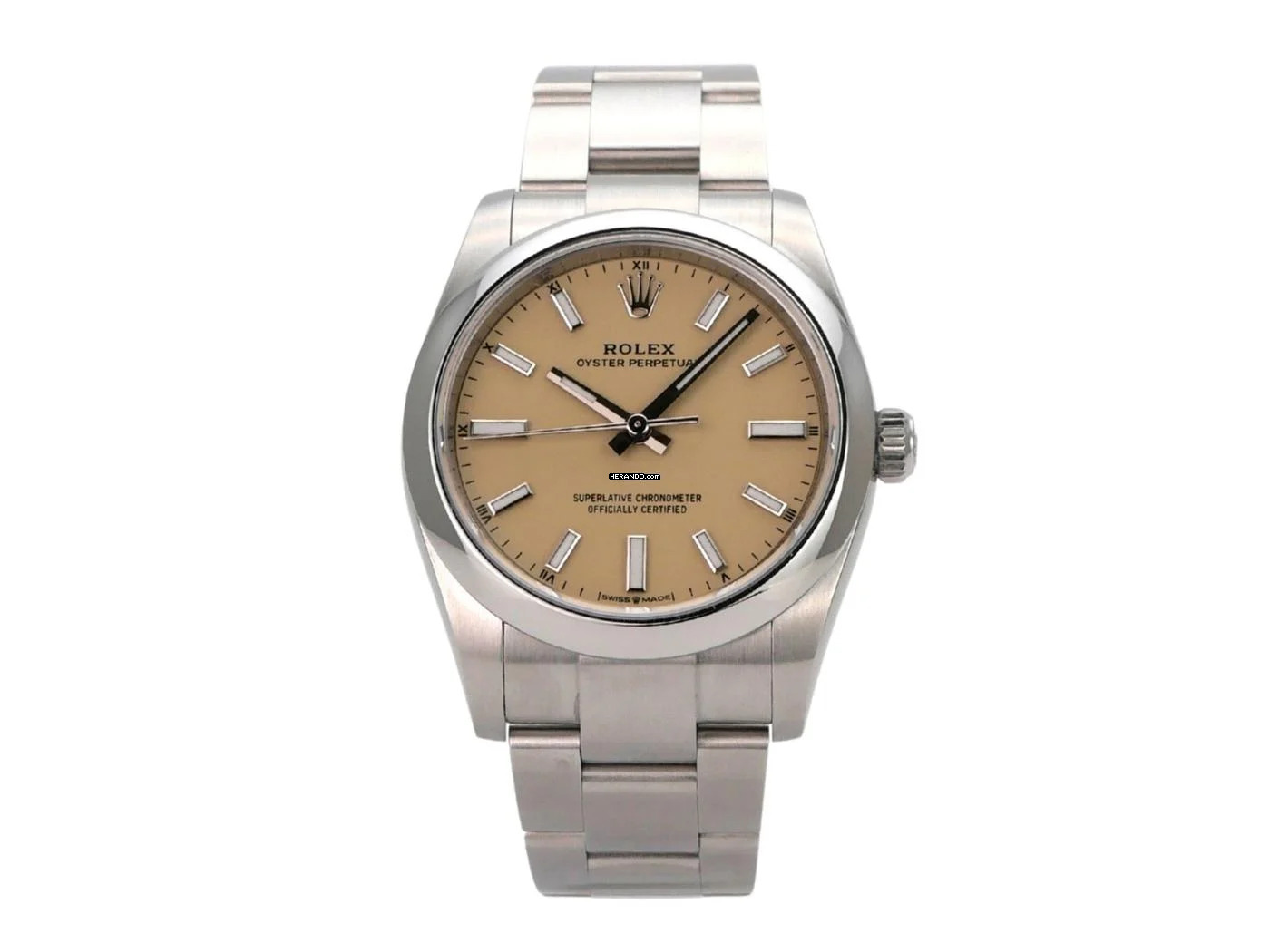 Rolex Oyster Perpetual 34 Ref. 124200 Beige