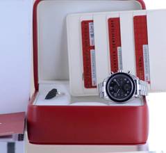 Thumbnail von Omega Speedmaster Ladies Chronograph Automatic Chronograph 38mm Unisex Keramiklünette B+P rar Cal 3304