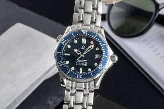  Omega Seamaster Diver 300 M Professional 300M Stahl Automatik Medium Size Ref. 2551.80.00 