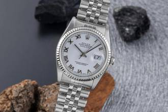 Thumbnail von Rolex Datejust 36 Stahl / Weissgold Automatik Herren Oyster Ref. 16234 F-Serie