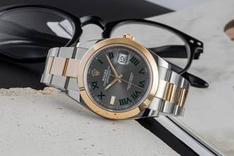 Thumbnail von Rolex Datejust 41 Wimbledon Stahl / Gold Oyster Perpetual Ref. 126303 B&P 2021