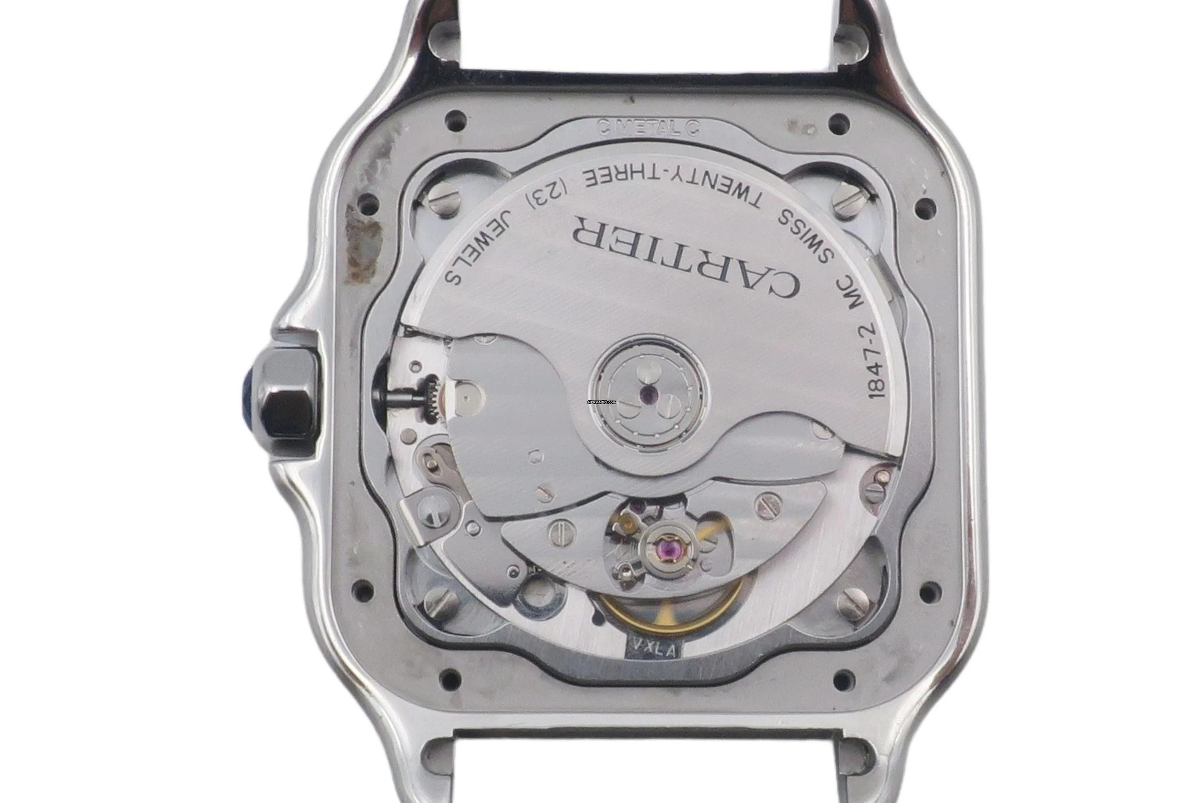 Thumbnail von Cartier Santos Stahl Automatik Herrenuhr Medium WSSA0010 B&P 2018