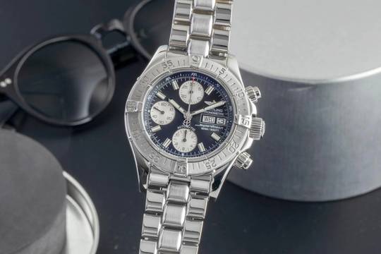  Breitling Superocean Chronograph II Stahl Automatik Herrenuhr Ref. A13340 