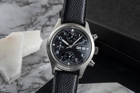  IWC Fliegeruhr Chronograph Fliegerchronograph Chronograph Stahl Automatik Herrenuhr Ref. IW370602 