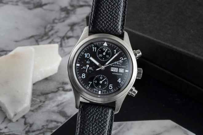  IWC Fliegeruhr Chronograph Fliegerchronograph Chronograph Stahl Automatik Herrenuhr Ref. IW370602 