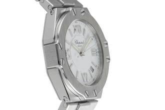Thumbnail von Chopard St. Moritz Stahl Quarz White Dial Damenuhr Ref. 8319 Klassiker