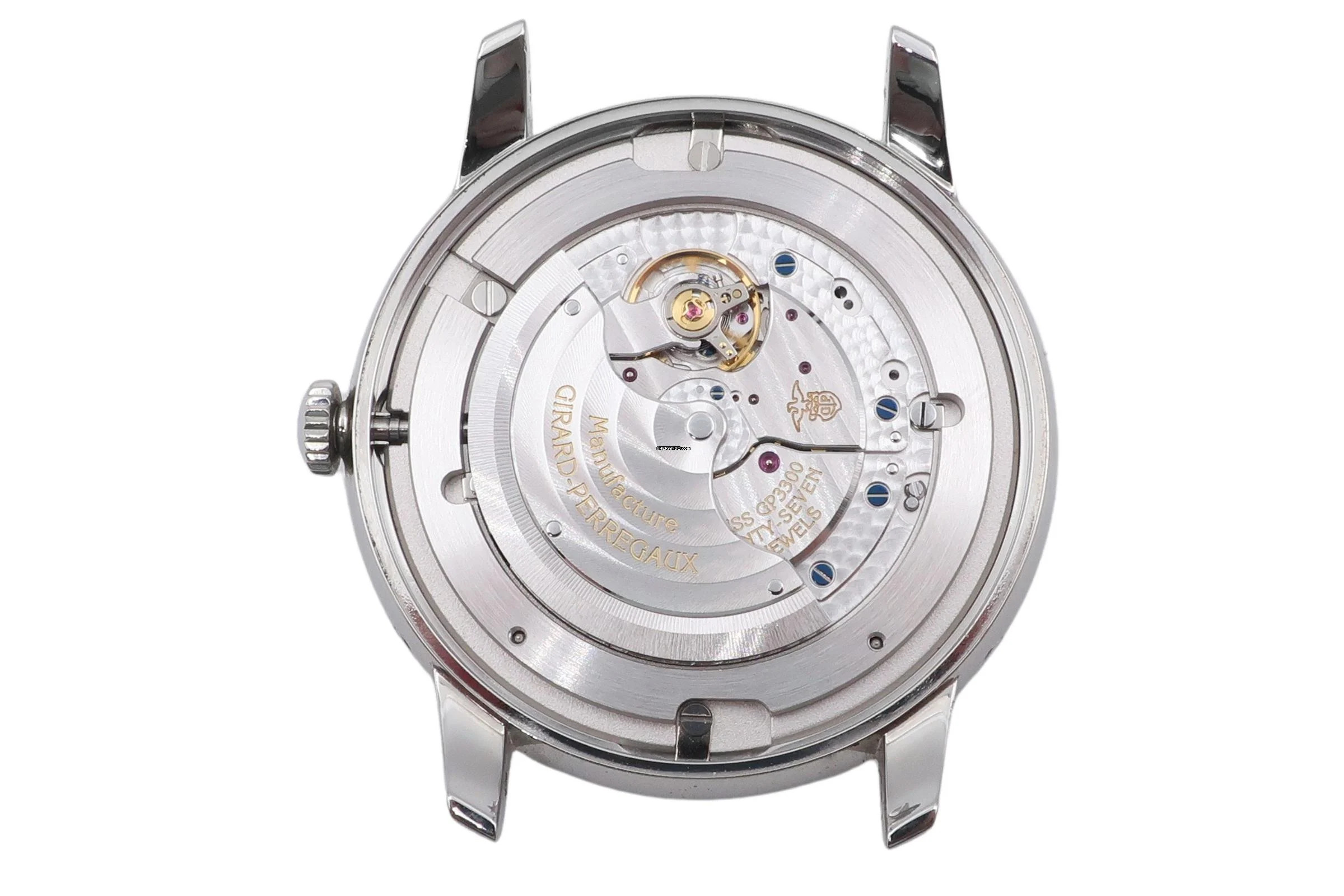 Thumbnail von Girard Perregaux 1966 Stahl Moonphase Automatik Herrenuhr Ref. 49545 B&P 2023