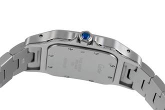 Thumbnail von Cartier Santos Galbée Stahl Quarz Herrenuhr Ref. W20060D6 Papiere 2017