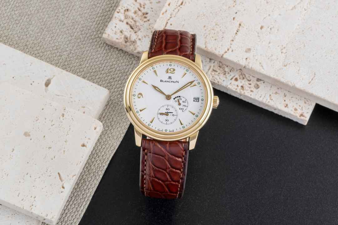  Blancpain Villeret 18k (0,750) Gold Handaufzug Herrenuhr Ref. 1106-1418 
