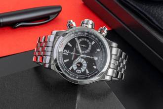 Thumbnail von Jaeger-LeCoultre Master Compressor Chronograph Stahl Automatik Ref. Q1758470 146.8.25 B&P