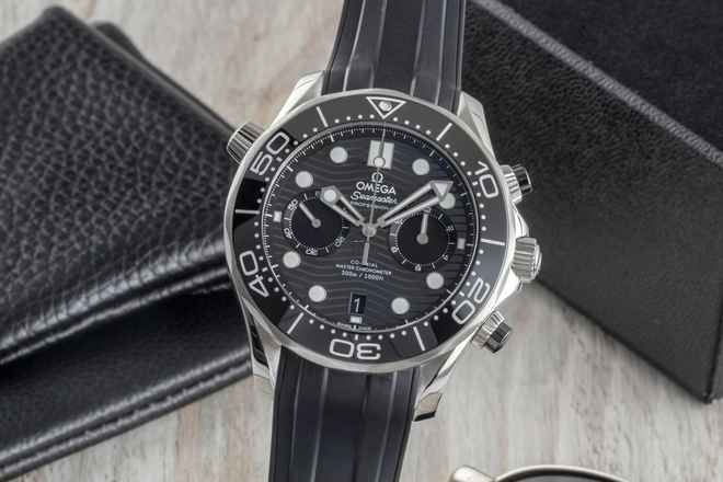  Omega Seamaster Diver 300 M Chronograph Automatik 210.32.44.51.01.001 B&P 