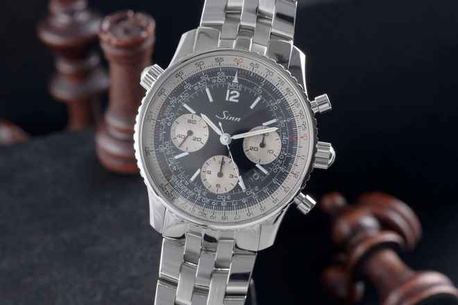  Sinn 903 903St Navigationschronograph Edelstahl Automatik Herrenuhr Ref. 903.040 Box 